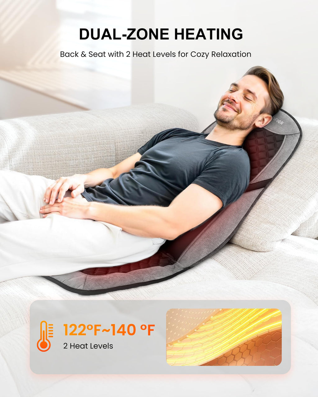 Back Massager with Heat Y886