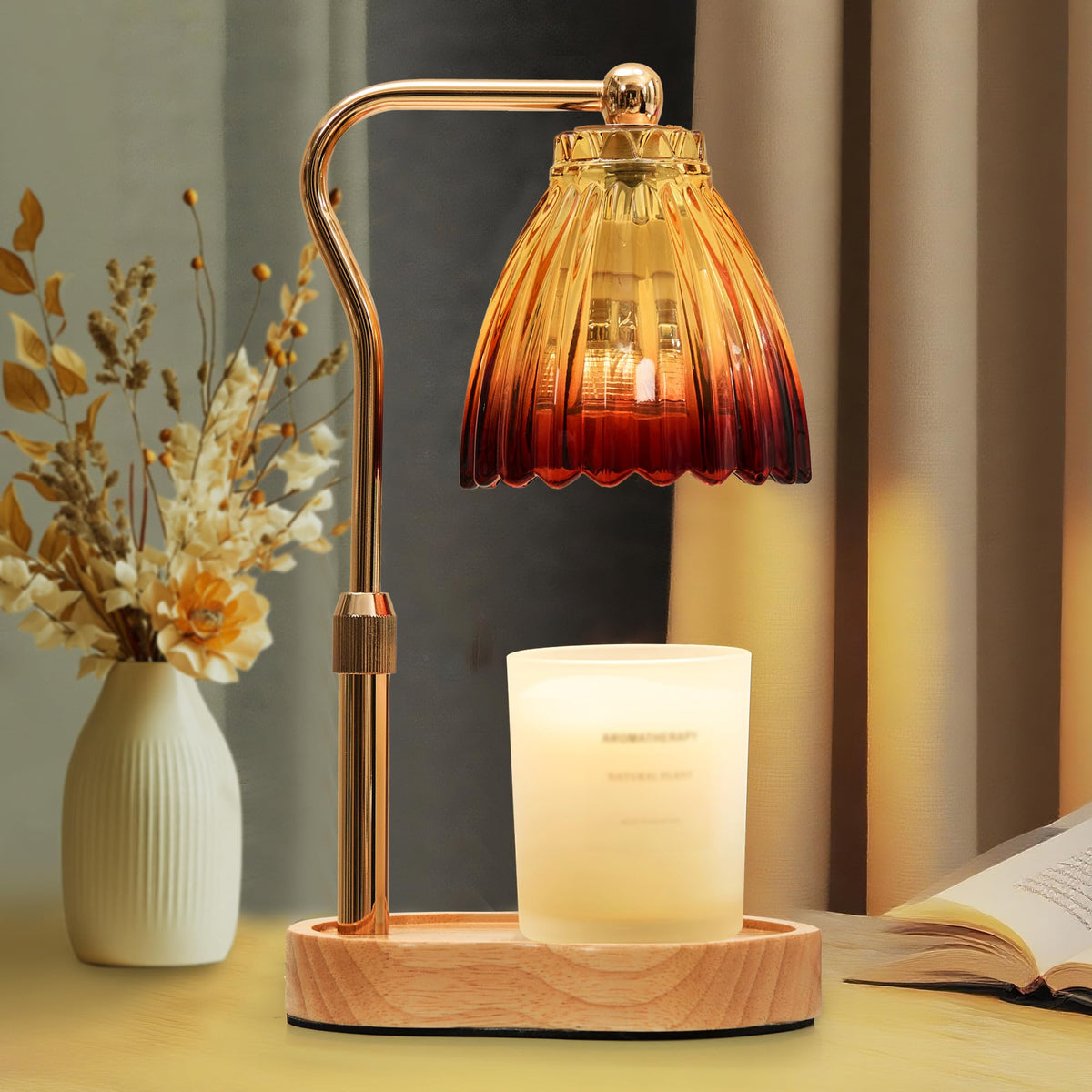 Candle Warmer Lamp with Timer Dimmable J903415