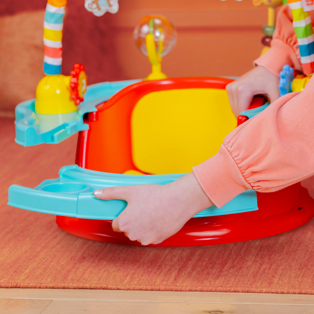 3-in-1 Baby Activity Seat with Toys, Snacking Tray, Booster Seat D362