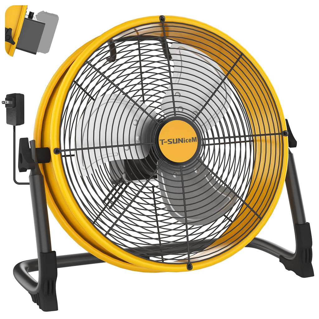 16" Battery Powered Cordless Floor Fan F41925