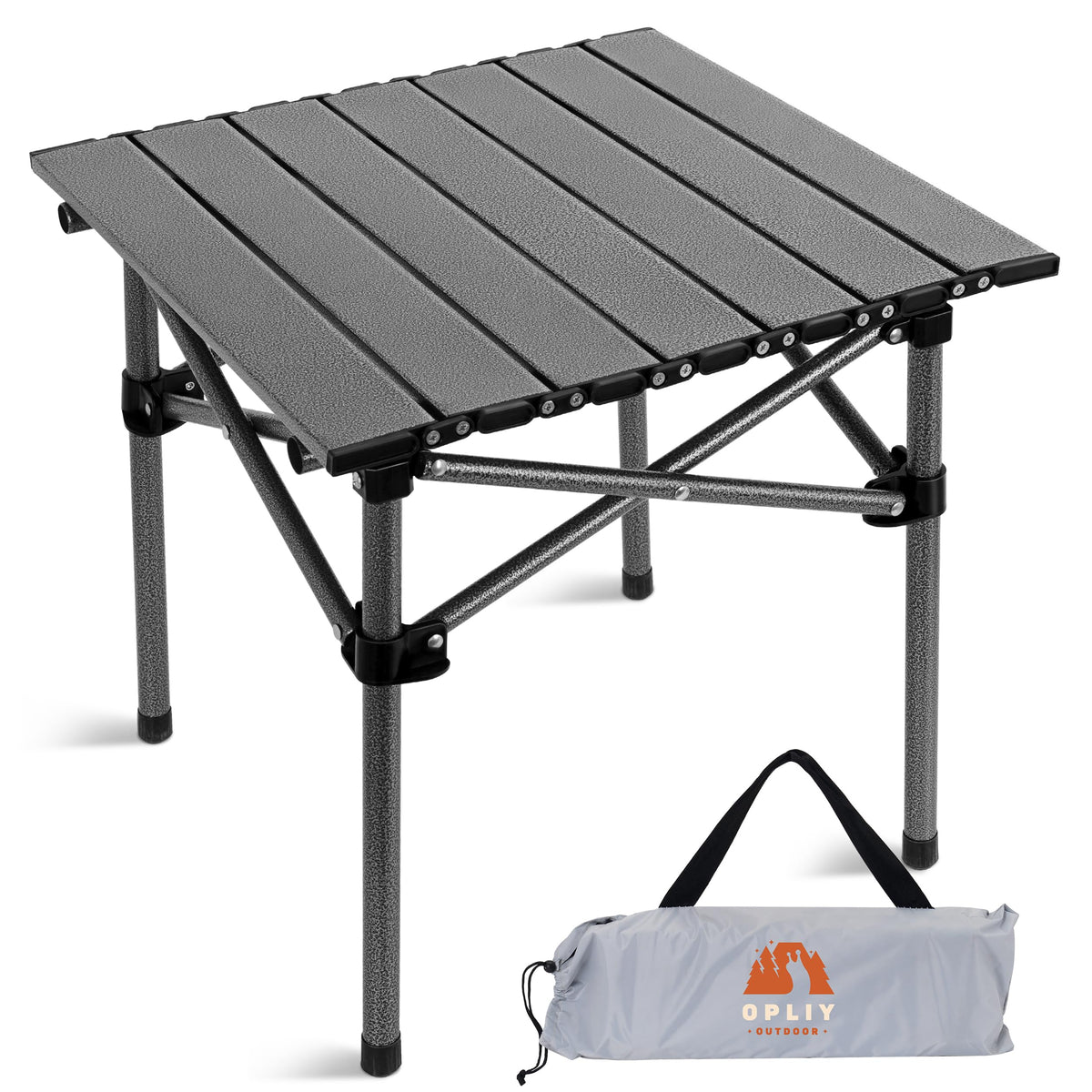 Portable Folding Aluminum Camping Table with Carry Bag E66800