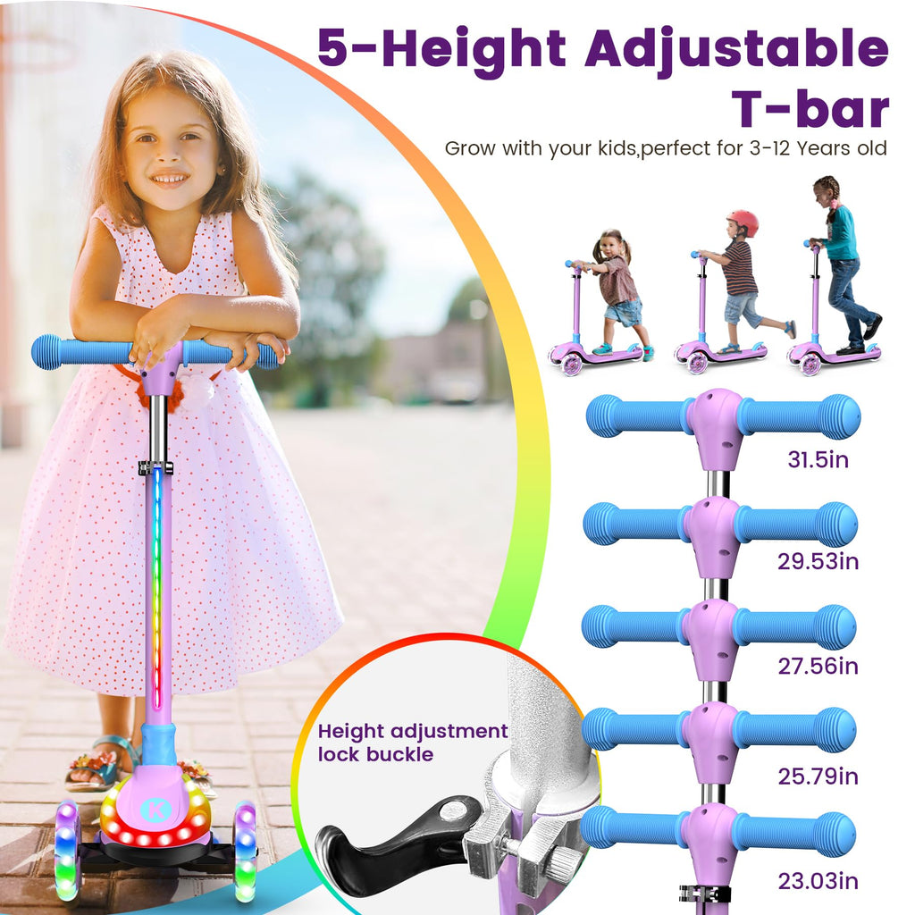 3 Wheel Foldable Kids Scooter Q38364