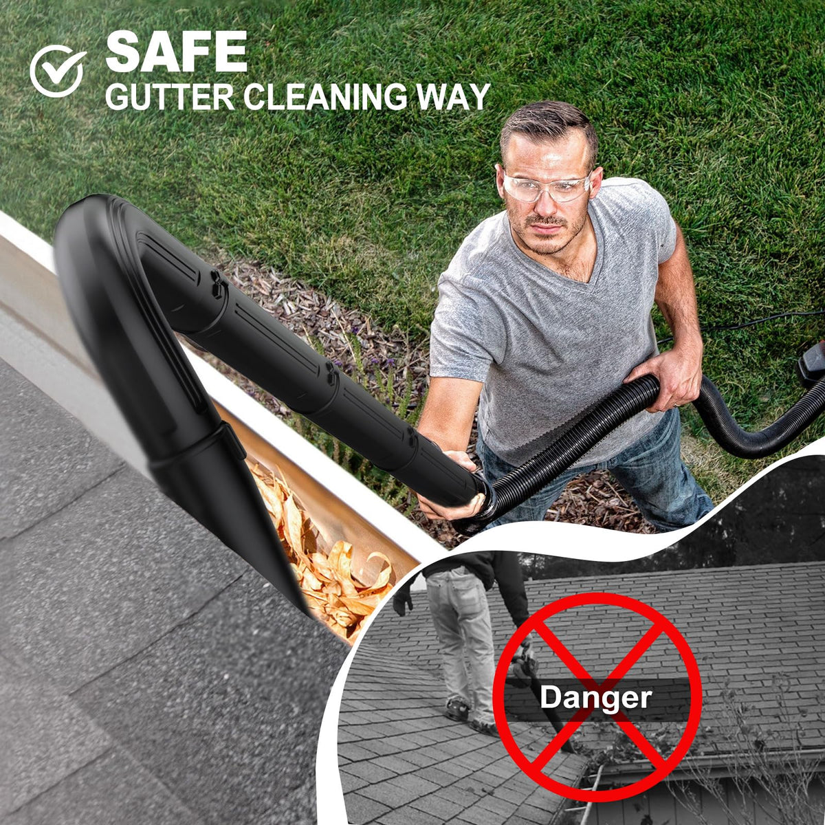 2-1/2 in. Gutter Cleaning Attachment Kit M302
