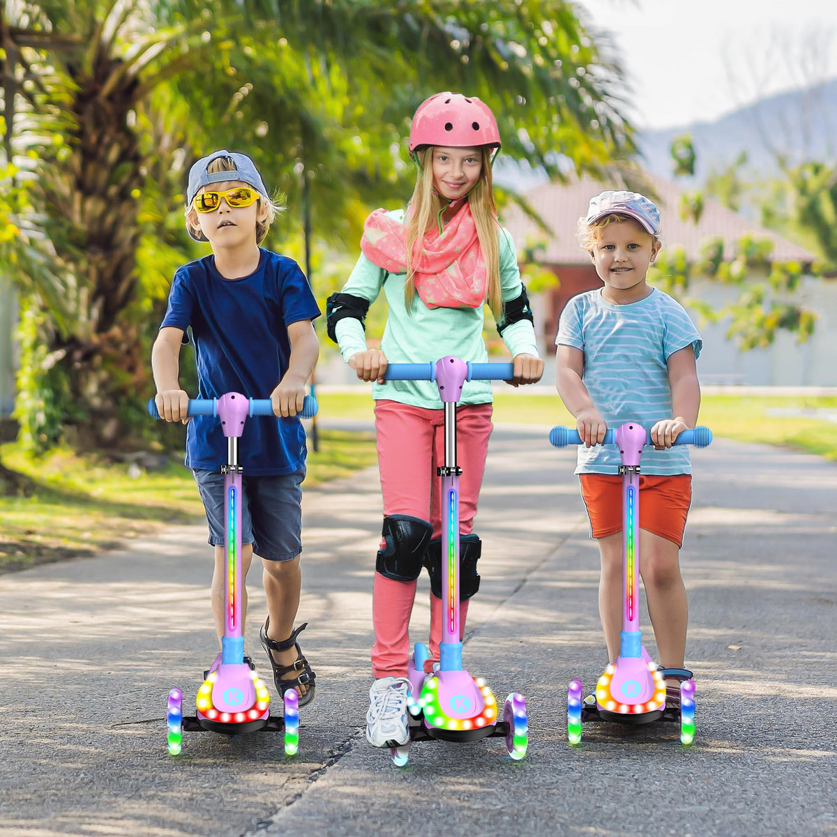 3 Wheel Foldable Kids Scooter Q38364
