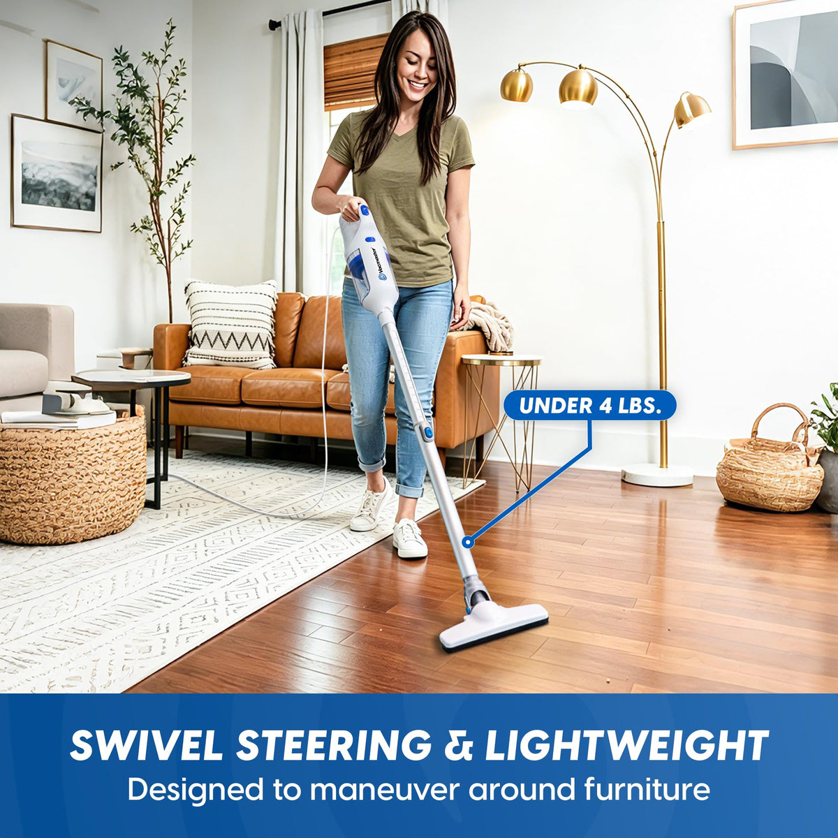 Corded Stick Vacuum Cleaner 2 in 1 K113