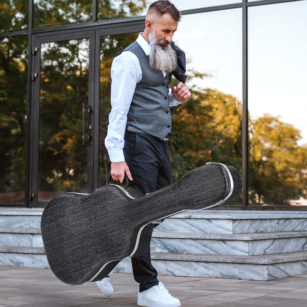 41 Inch ABS Hard Acoustic Guitar Case Black D60017