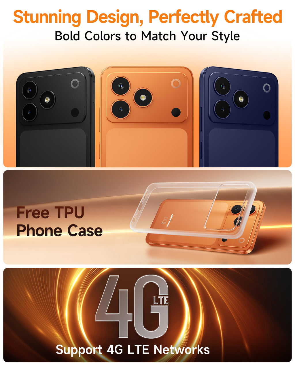 4G Unlocked Smartphone 3GB RAM 32GB 5000mAh H591376