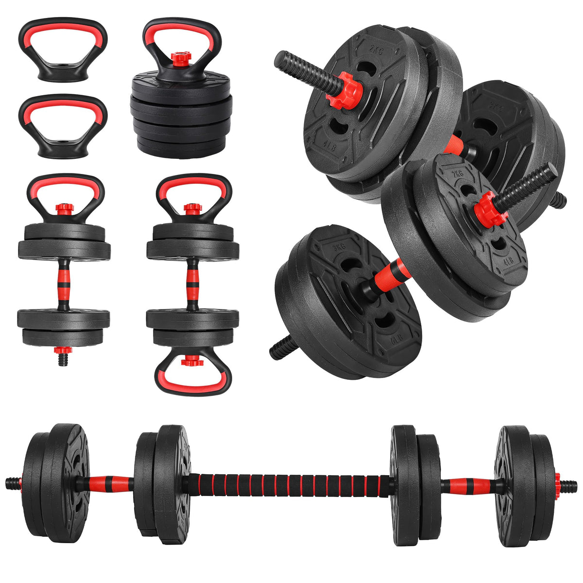 Adjustable Dumbbell Set with Connector P5897