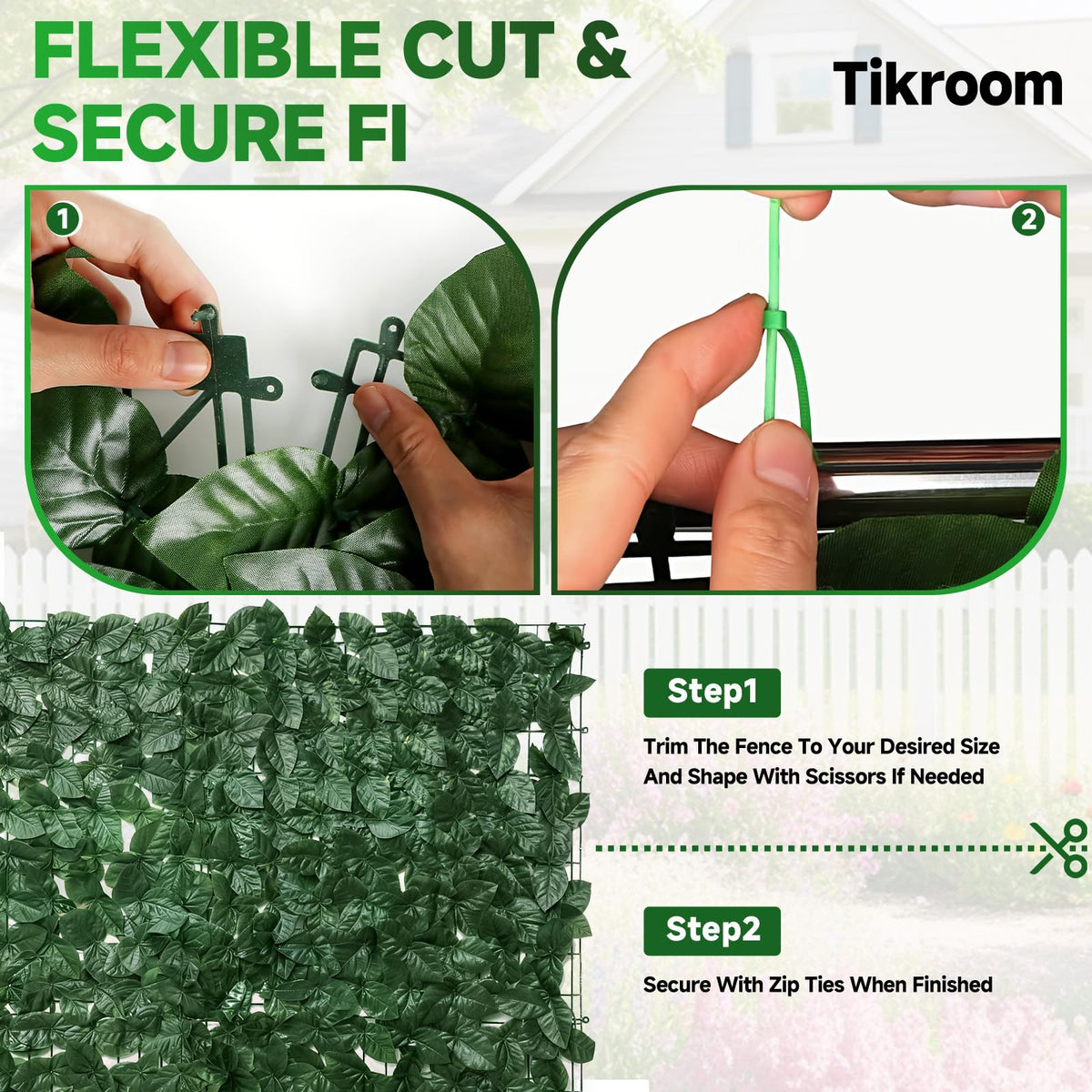 Artificial Ivy Privacy Fence Screen W980