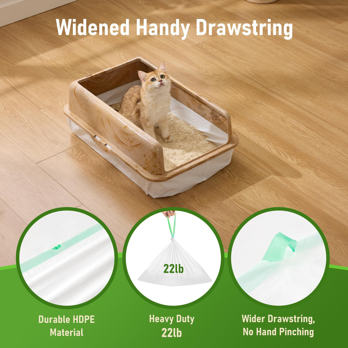 Cat Litter Box Liners Large 20 Count Y1429