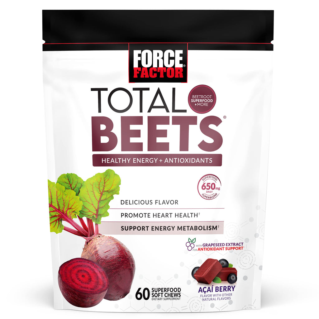Beetroot Chews and B12 Gummies, 90 Count Cherry Flavor P950933