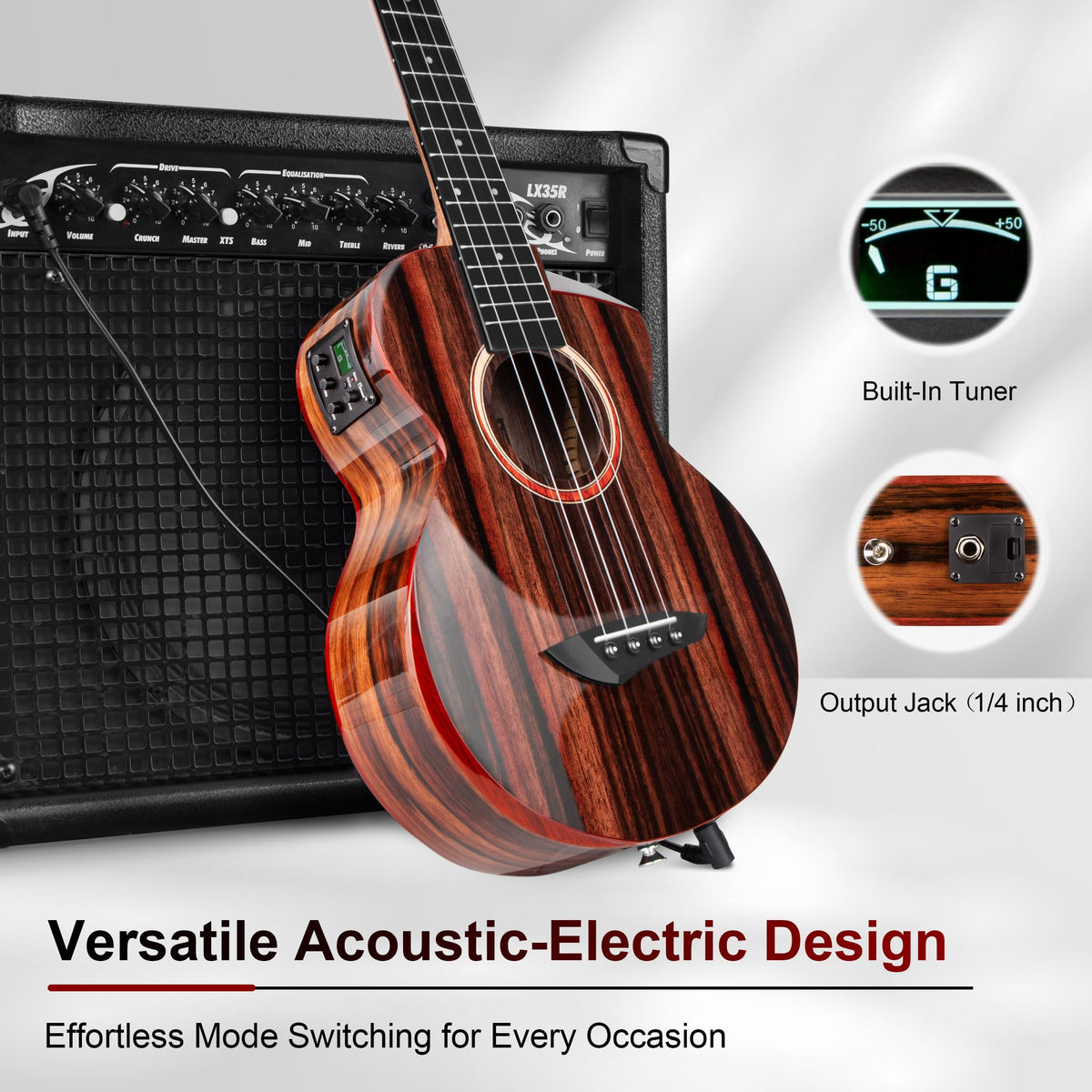 26-inch Electric Ukulele Z98366
