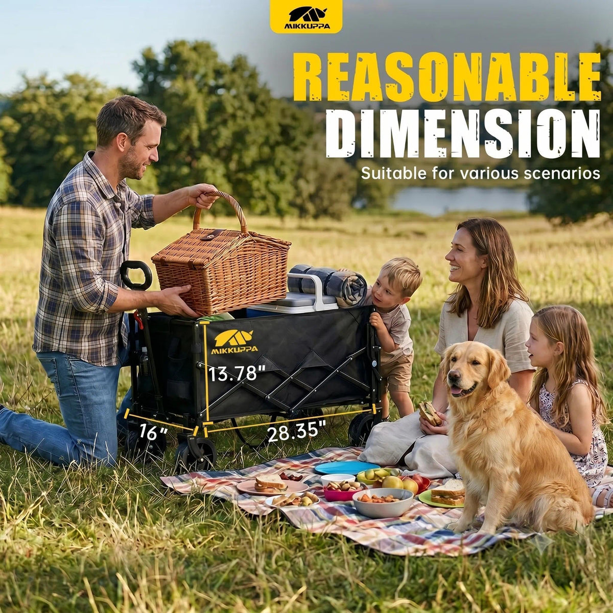Collapsible Dog Wagon with Ramp X58008